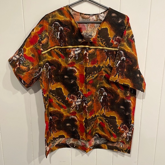 Vintage Tops - Vintage Native American Top